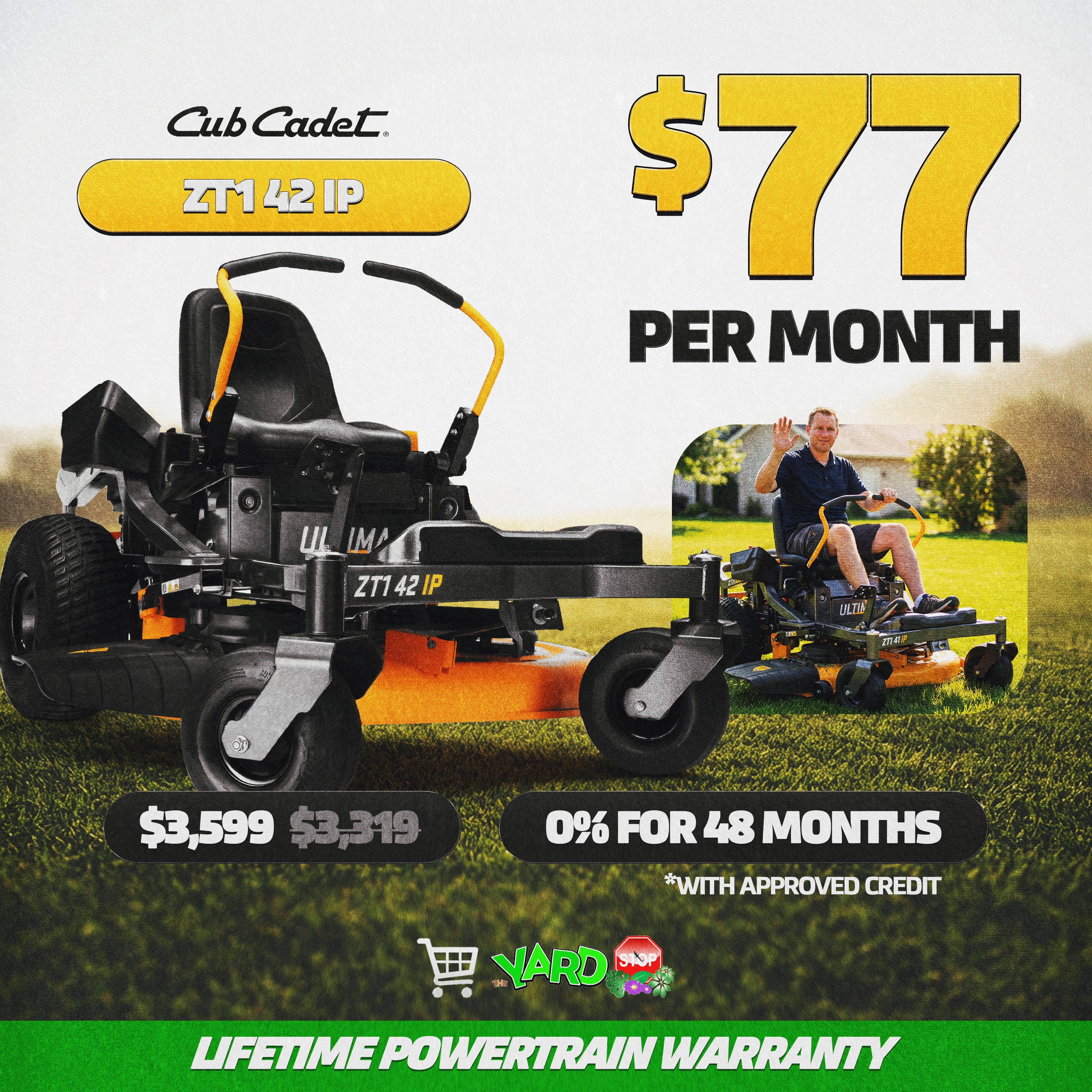 Monthly Payment Financing Ad