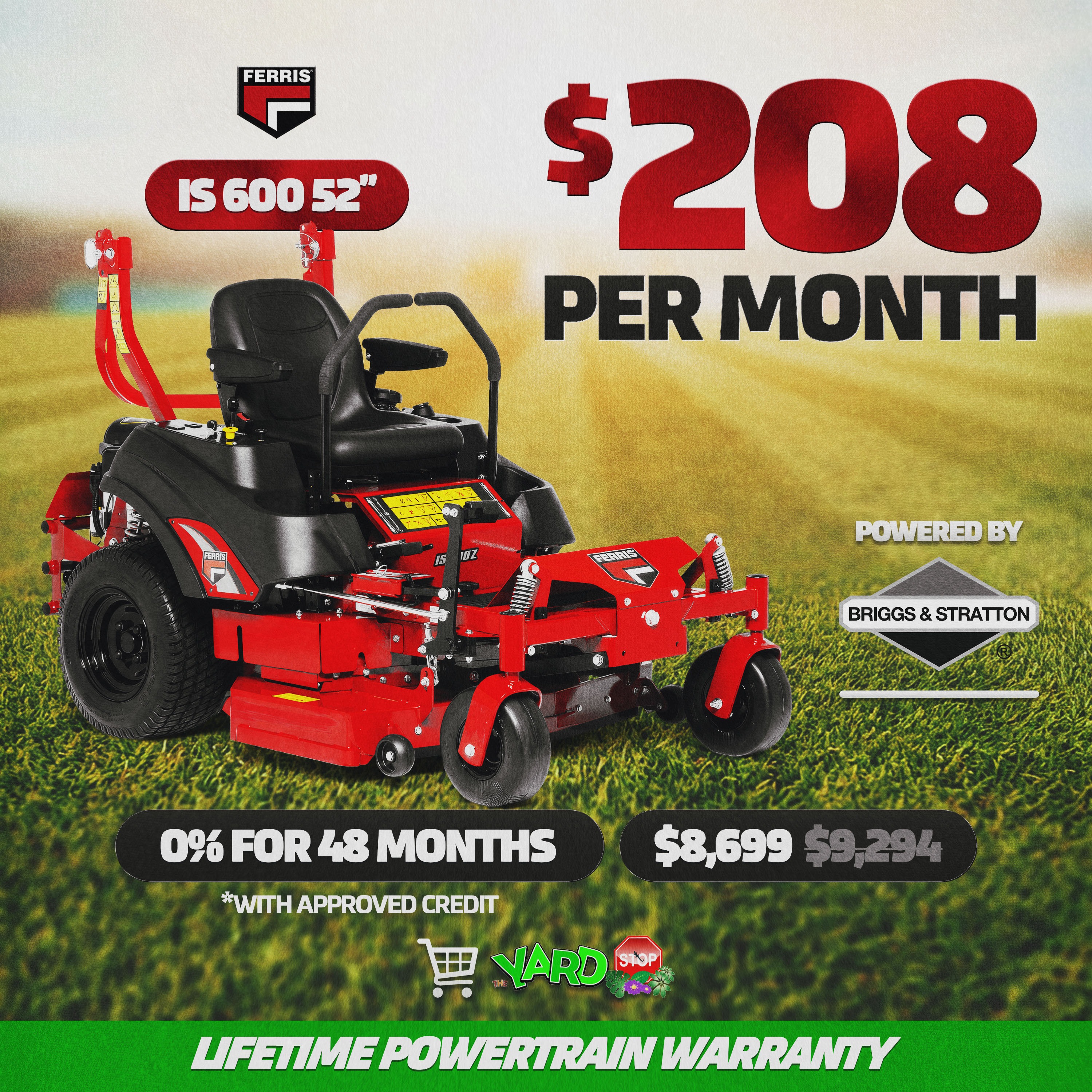 Monthly Payment Financing Ad