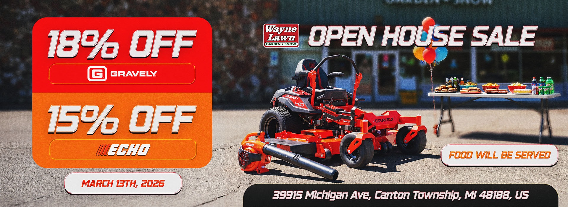 Open House / In-Store Event Slider